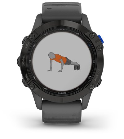 ANIMOWANE WSKAZÓWKI TRENINGOWE W ZEGARKU GARMIN FENIX 6 SOLAR